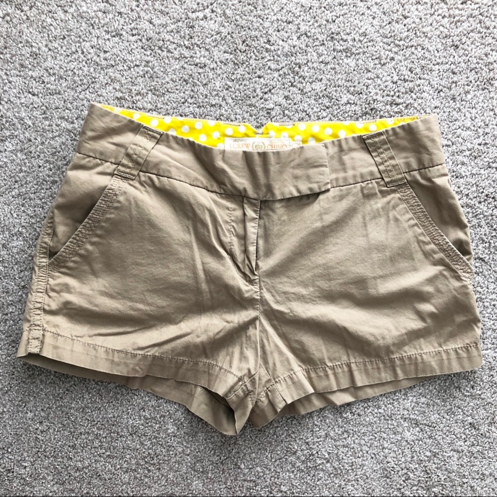 J Crew Khaki Chino Shorts